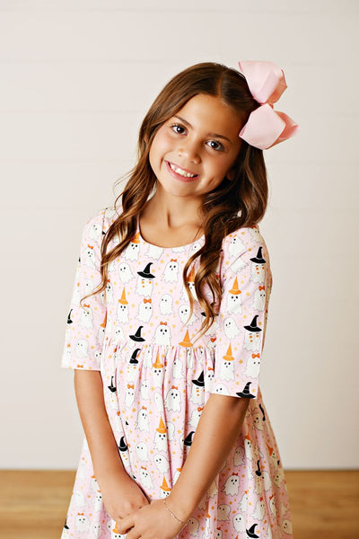 GHOST GLITTER TWIRL DRESS