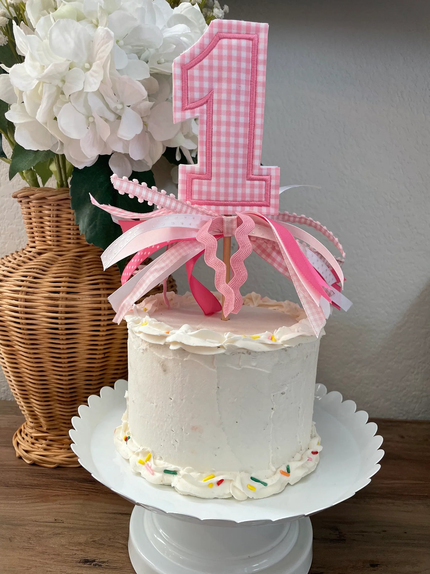 Cake Topper - Pink