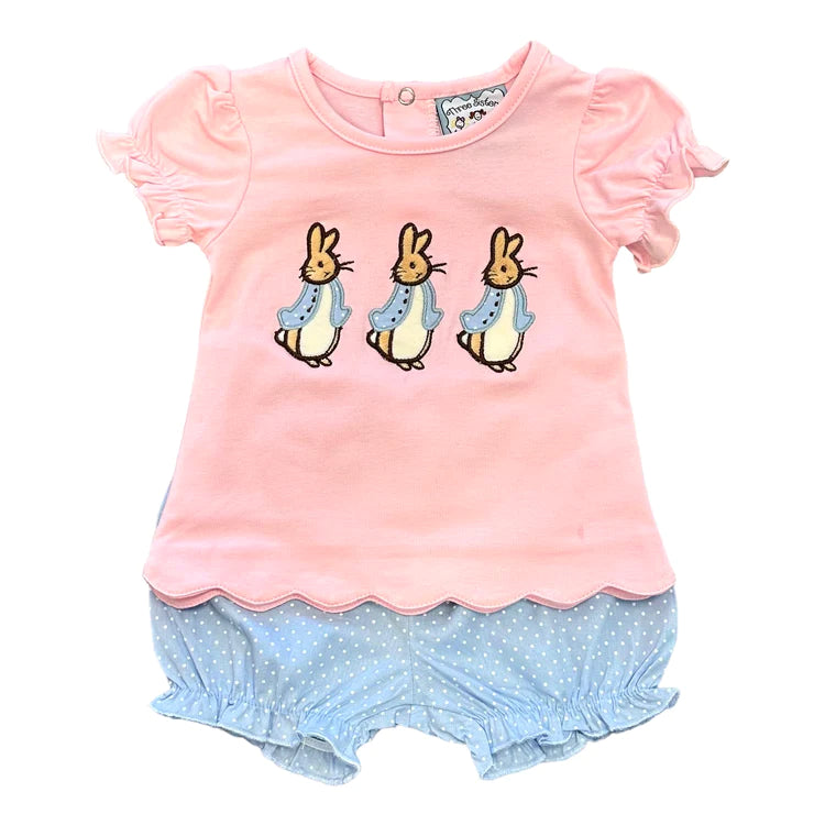 Three Sisters Peter Rabbit Girls Bloomer Set