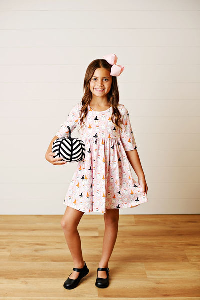 GHOST GLITTER TWIRL DRESS