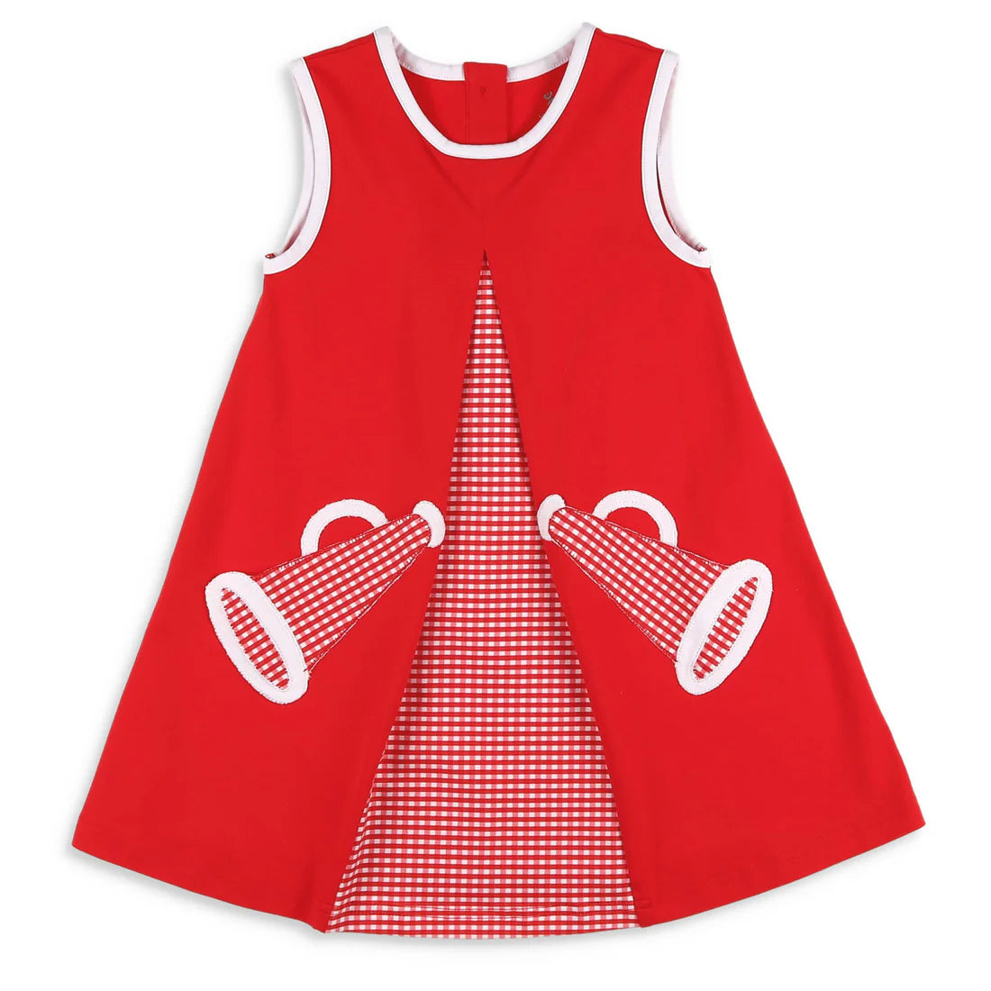 Girls Rah Rah Cheer Dress - Red