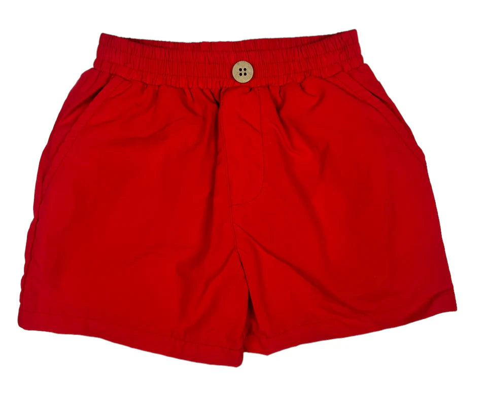 Raider Boys Red Shorts
