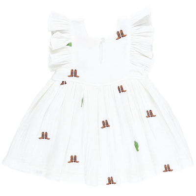 Girls Elsie Dress - Rodeo Embroidery