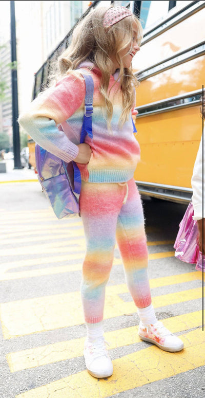 Sunset Knit Hoodie and Pants Set