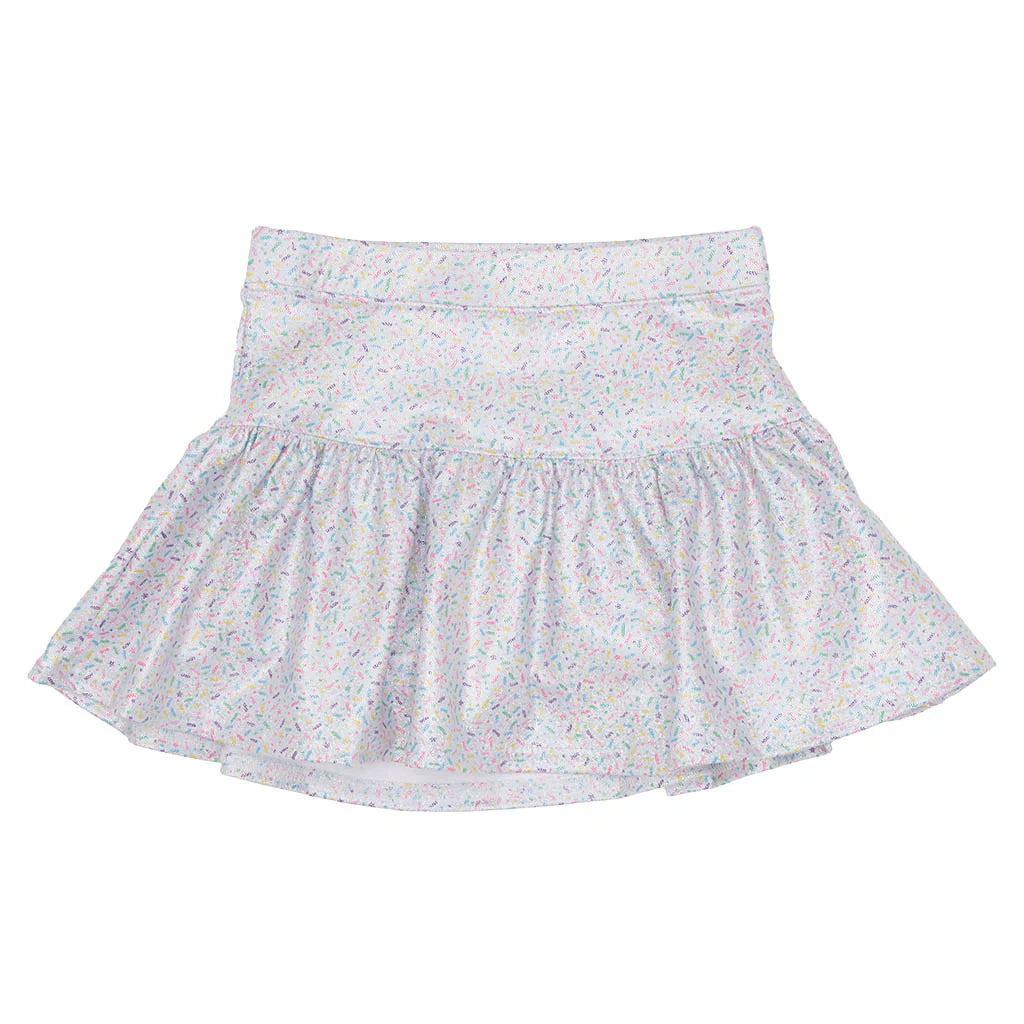 Shimmer Sprinkles Gathered Skort BIRTHDAY