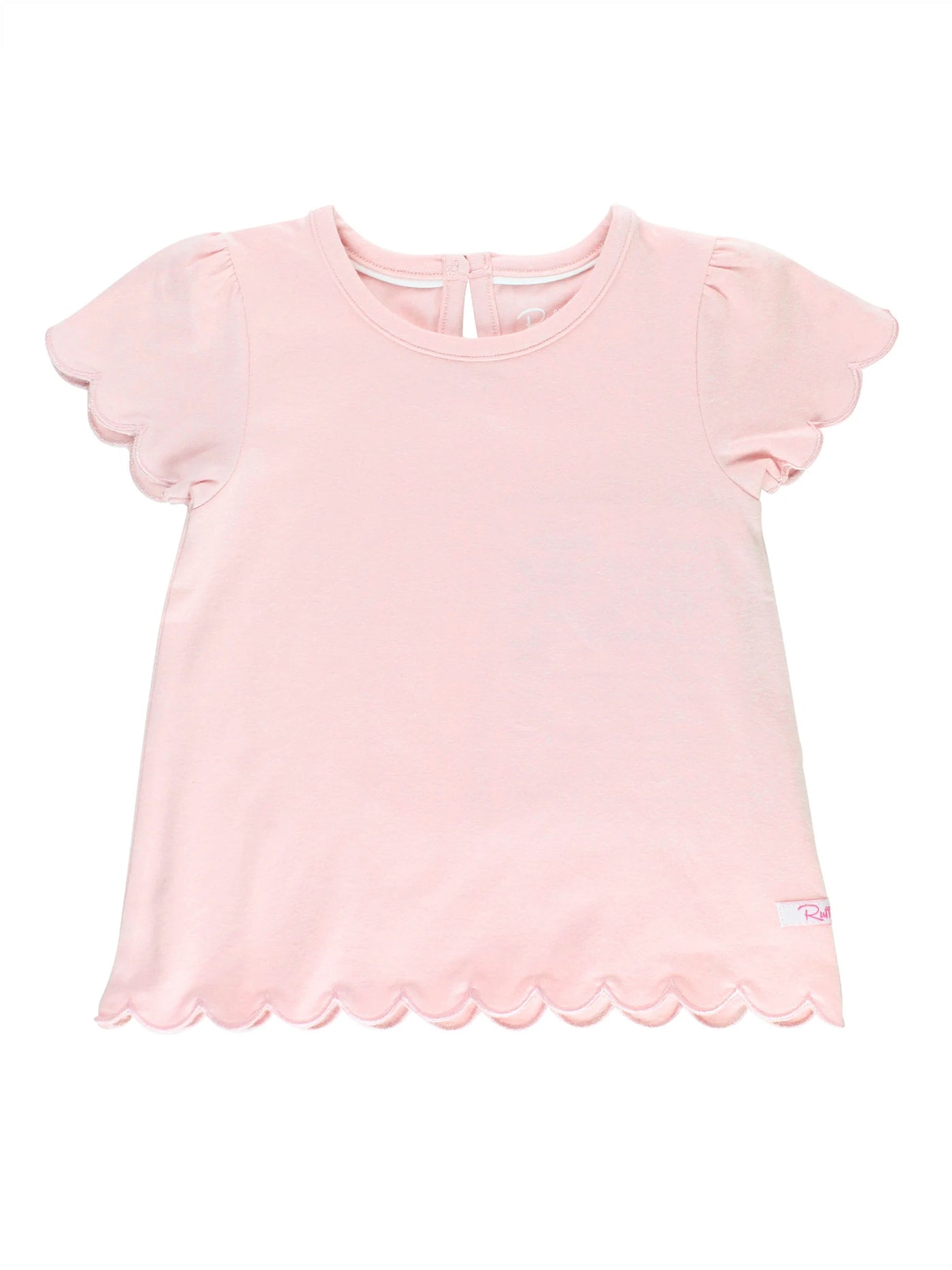 Pink Scallop Tee