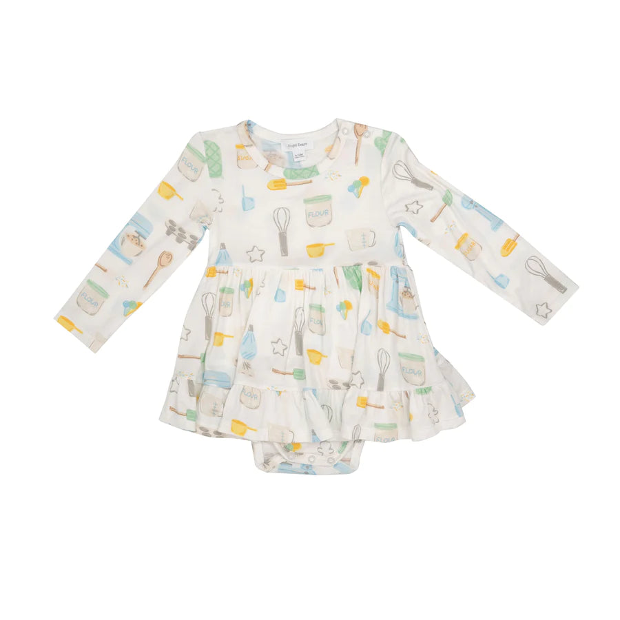 Twirly Bodysuit Dress - Baking Tools
