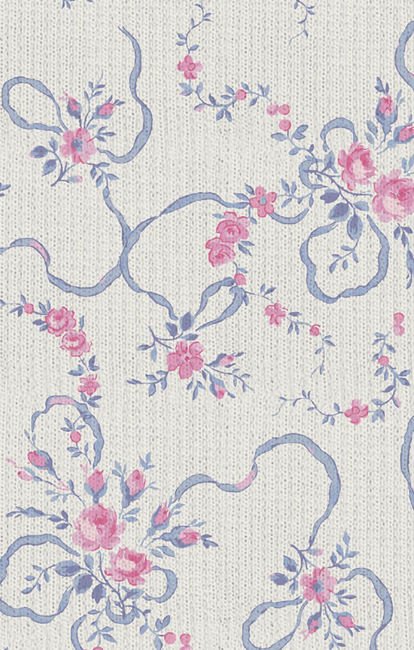 Ribbon Floral Fling - Smocked Peter Pan Snap Footie