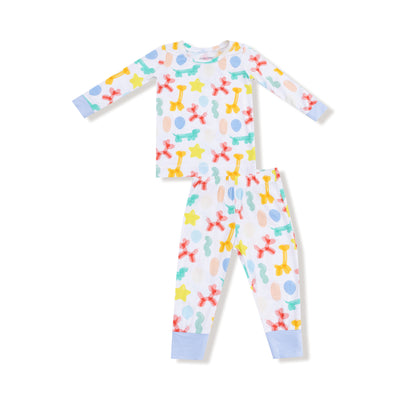 Balloon Animals Blue - L/s Loungewear Set