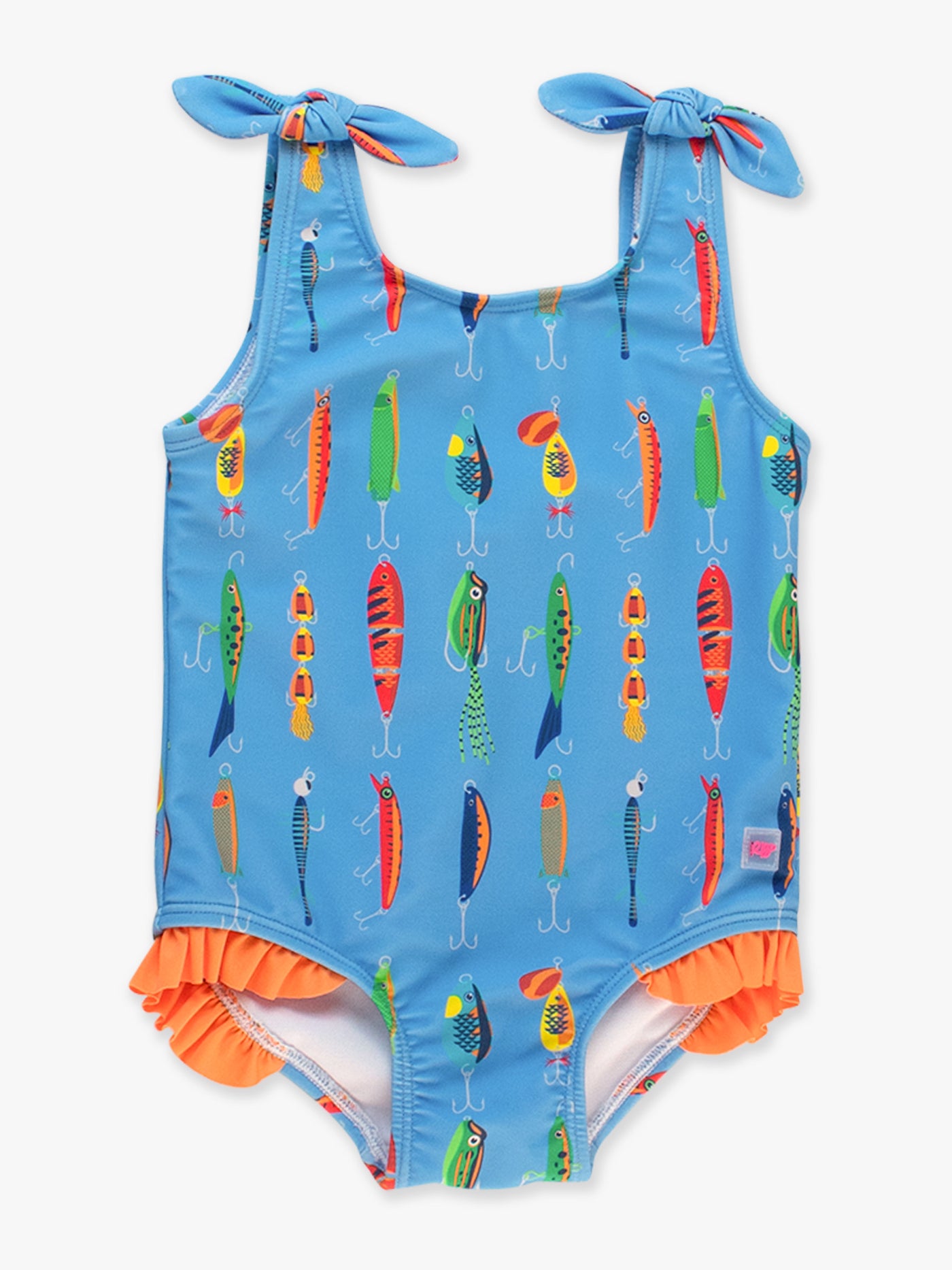 Gone Fishin Tie Shoulder One Piece