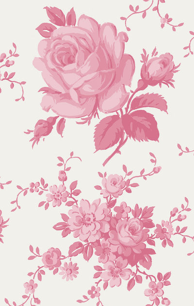 Vintage Pink Roses - 2 Way Zipper Romper