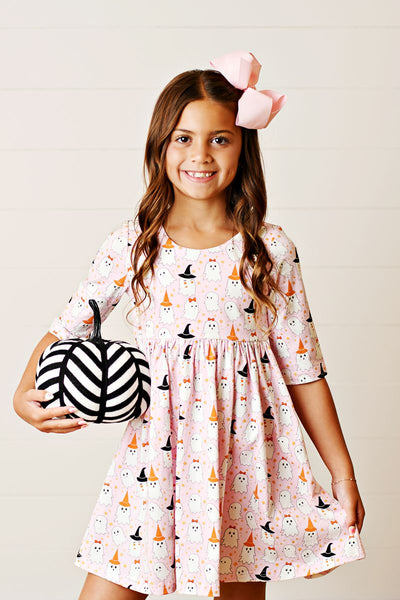 GHOST GLITTER TWIRL DRESS