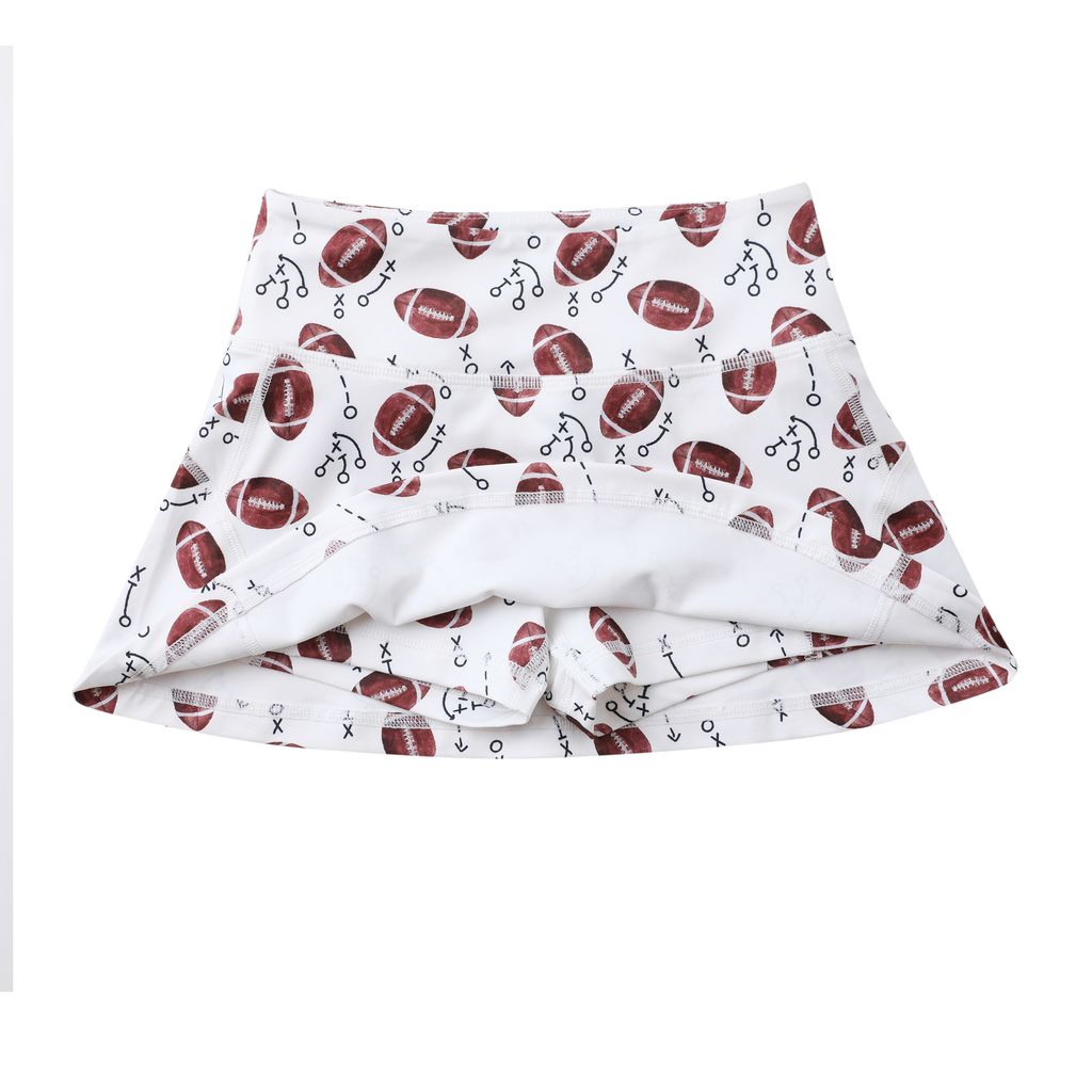 SWOON ACTIVE WHITE FOOTBALL TENNIS SKIRT
