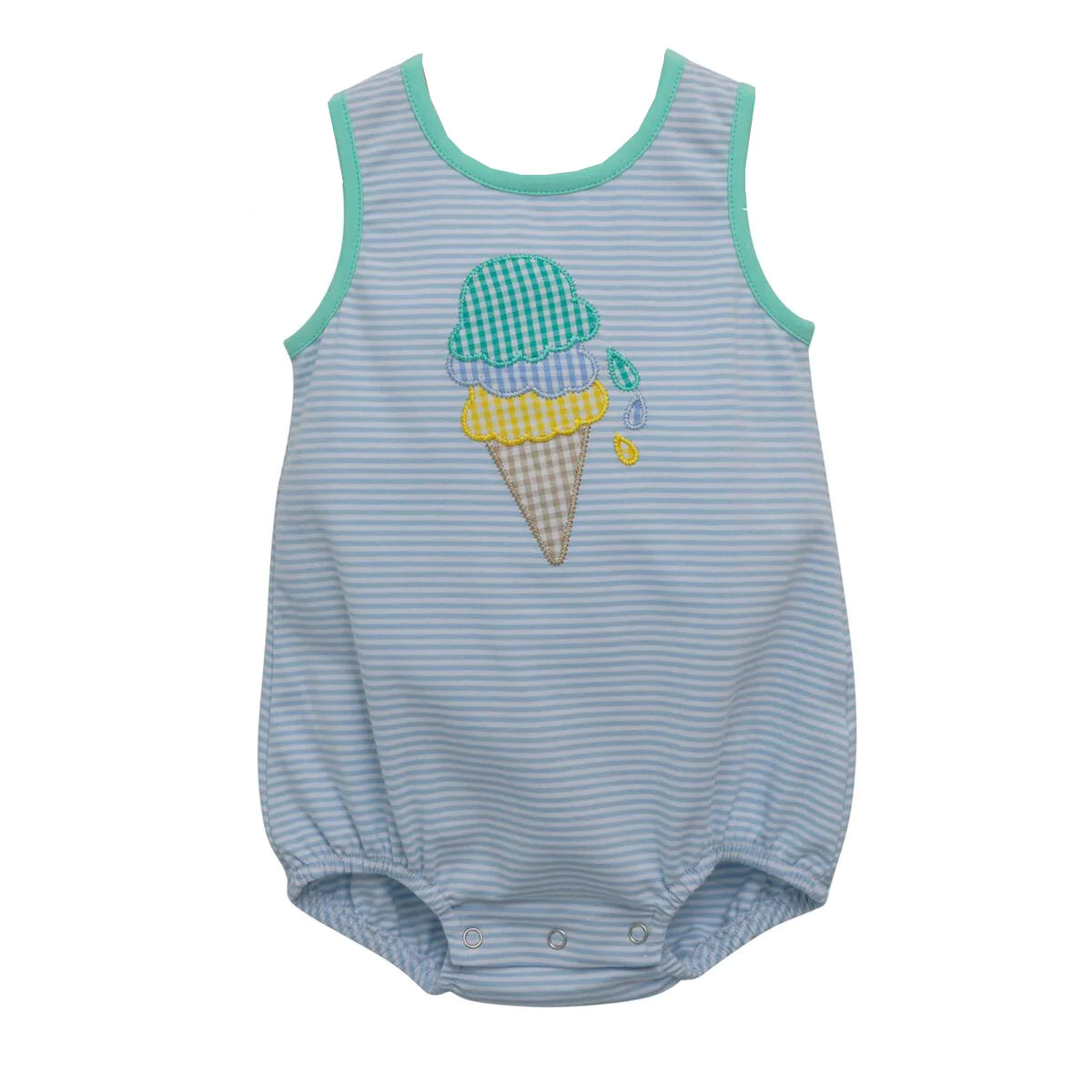 Ice Cream Cone Applique Bubble