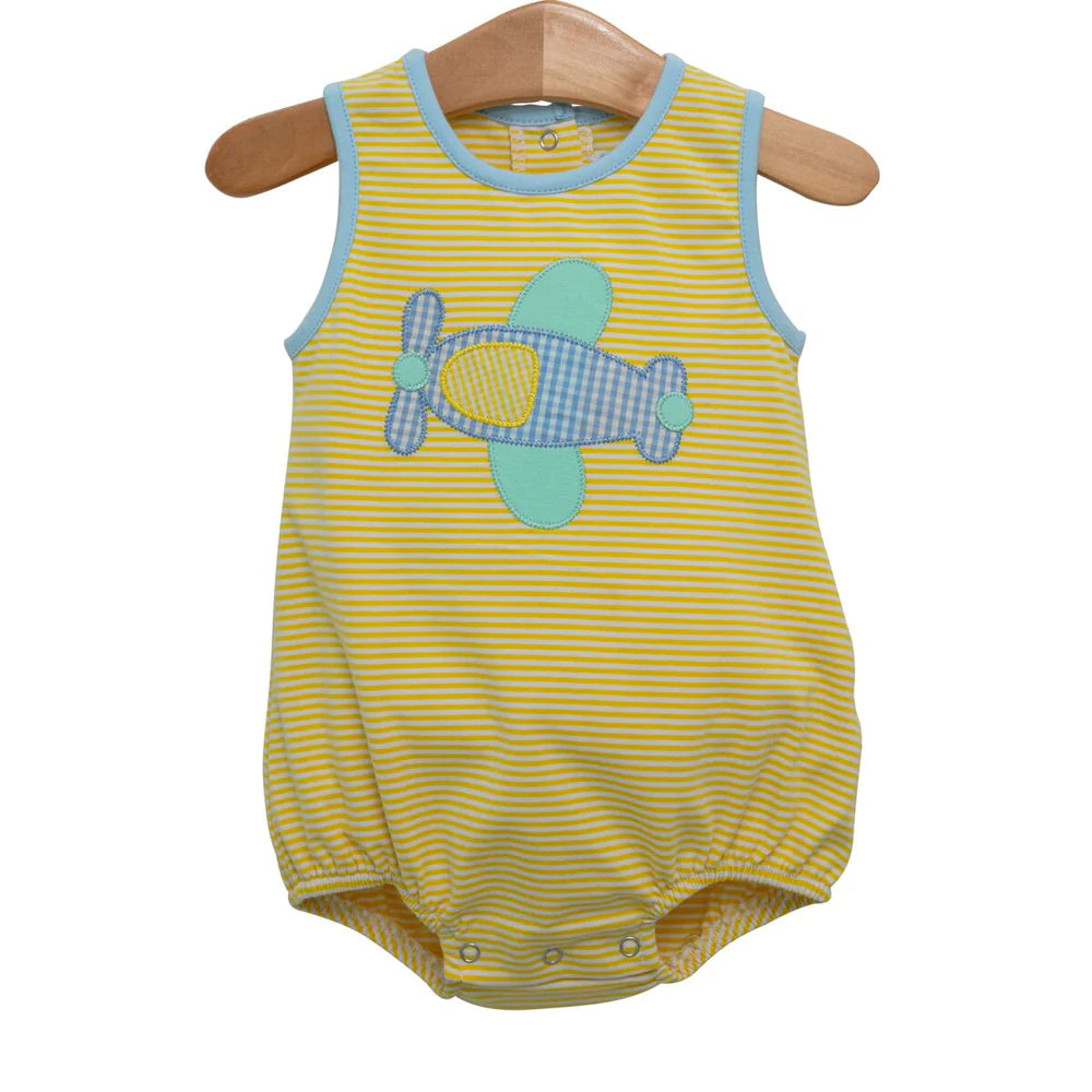 Airplane Applique Bubble