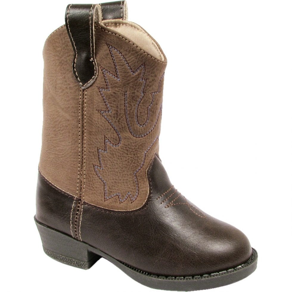 Baby Deer Brown Cowboy Boots