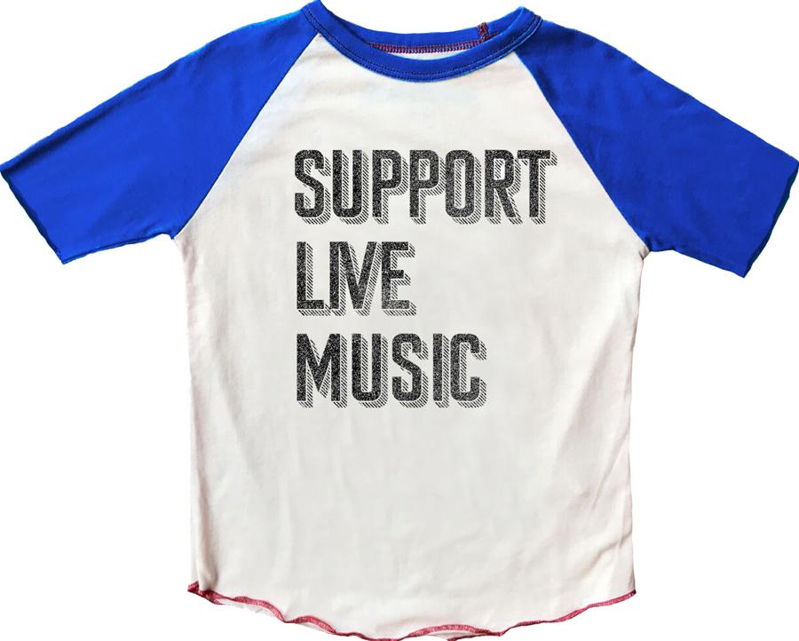 Rowdy Sprouts Support Live Music Tee