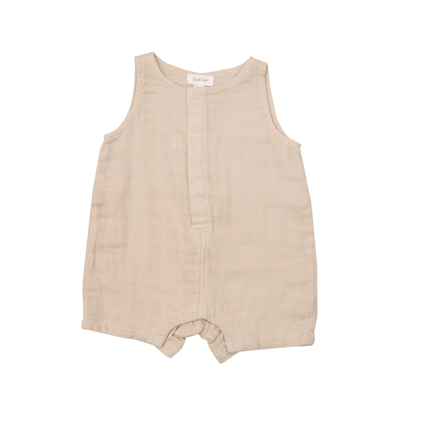 SOLID MUSLIN SOFT LINEN Shortie Romper