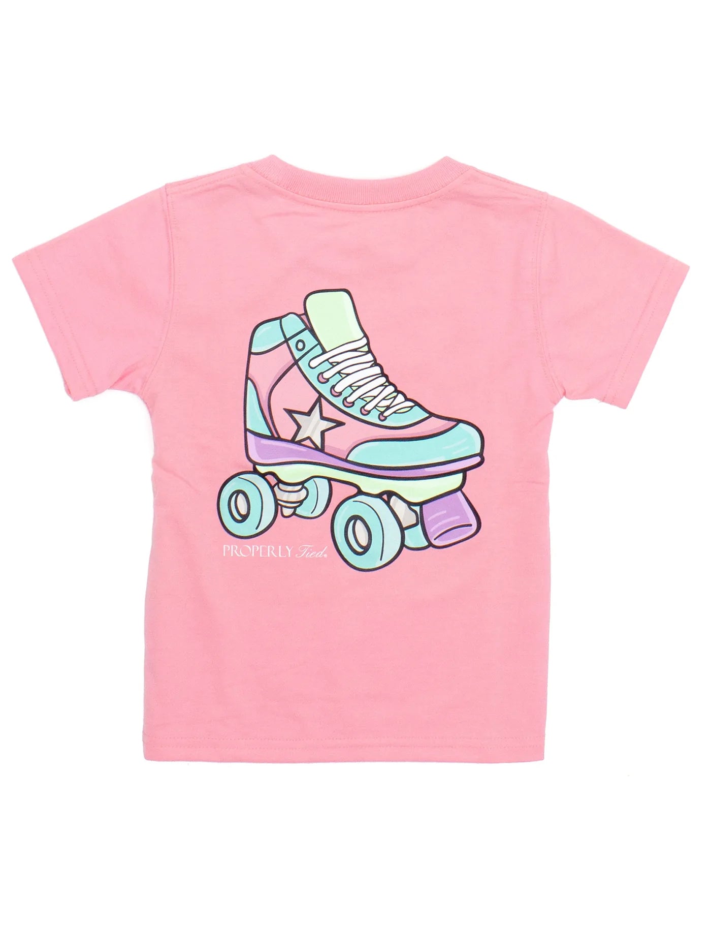 LD ROLLER SKATE SS LIGHT PINK