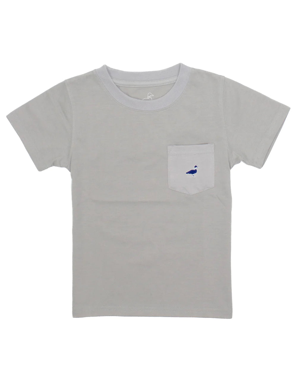 LD Parker Pocket Tee SS Ice Grey