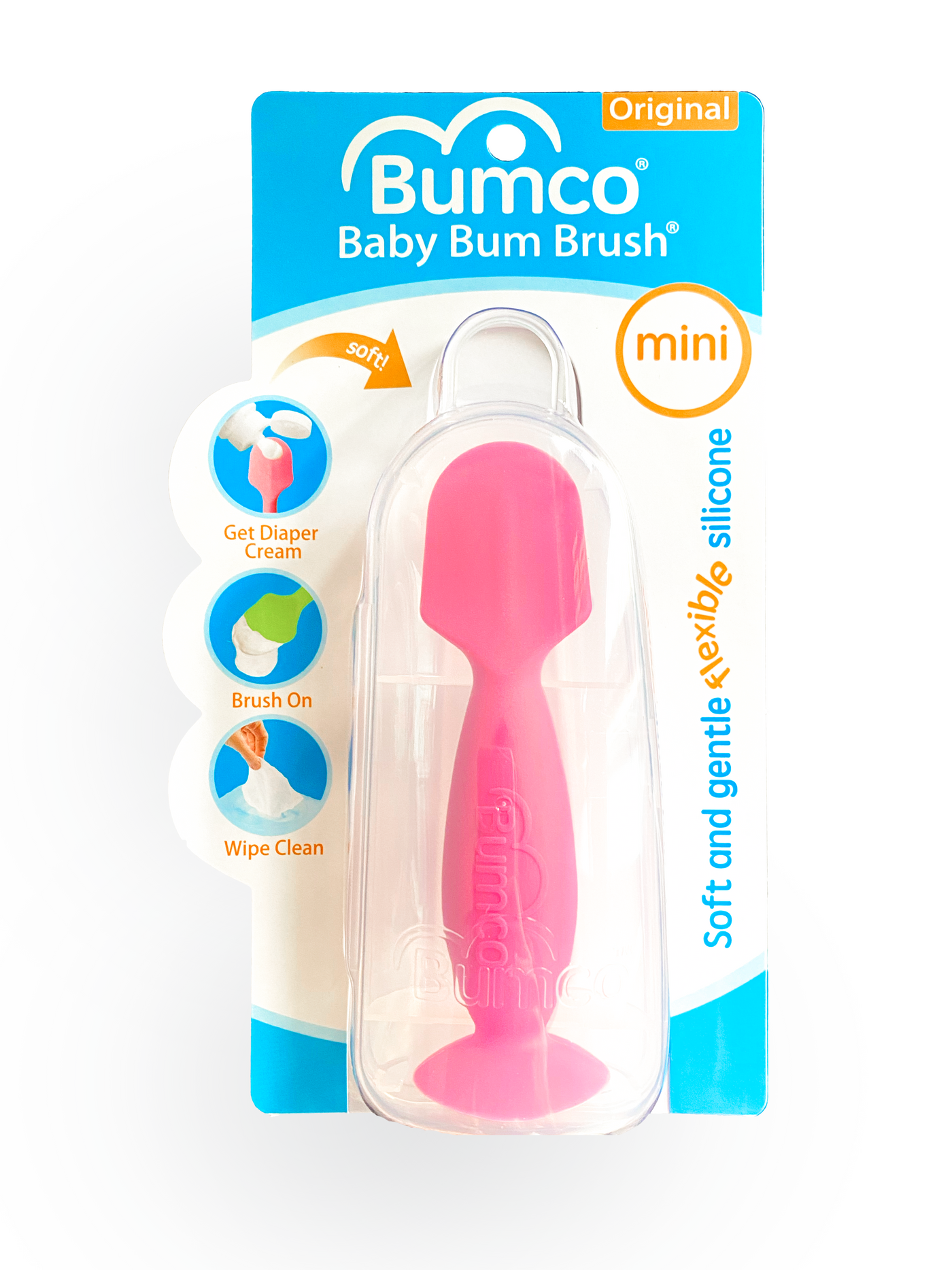 Bumco Mini Baby Bum Brush - Pink