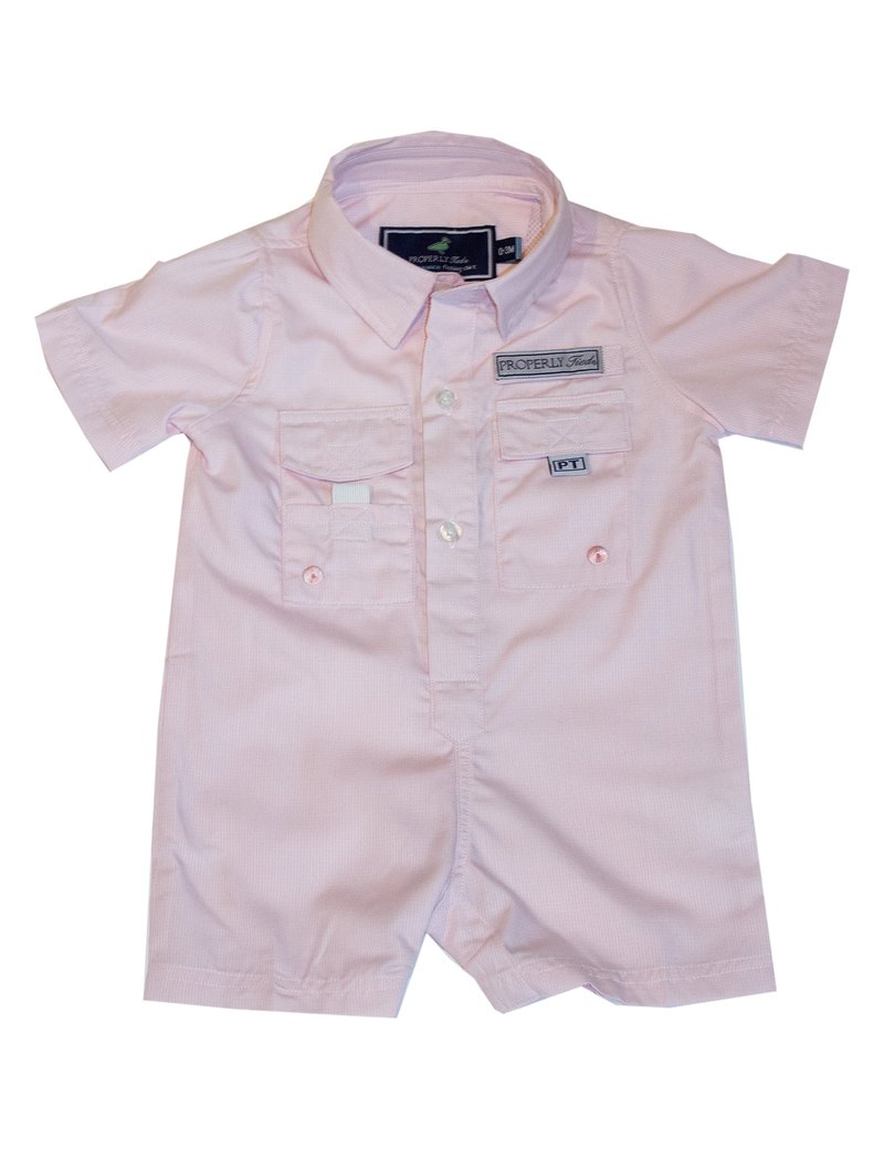 LD Baby Performance Fishing Shortalls Light Pink – Confetti Kids