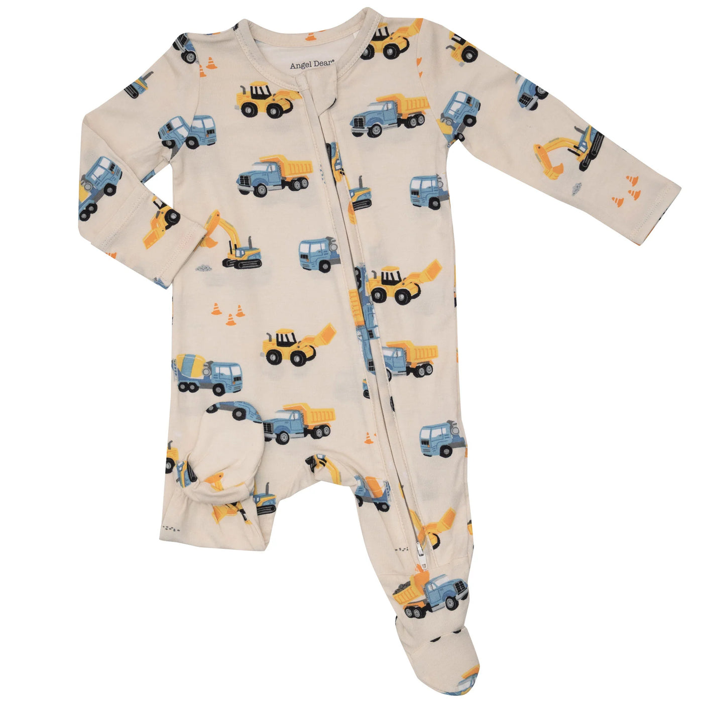 CONSTRUCTION TRUCKS RIVIERA 2-Way Zipper Footie