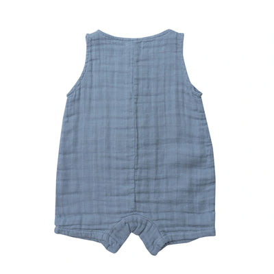 SHORTIE ROMPER - OCEAN
