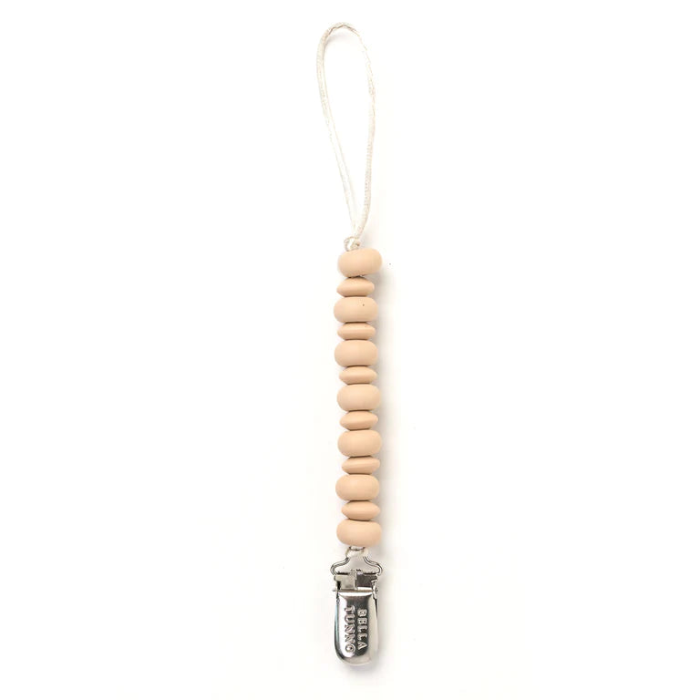 Oatmeal Pacifier Clip