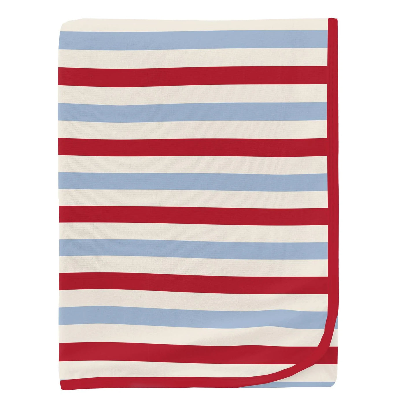 Print Swaddling Blanket in Anniversary Balloon Stripe