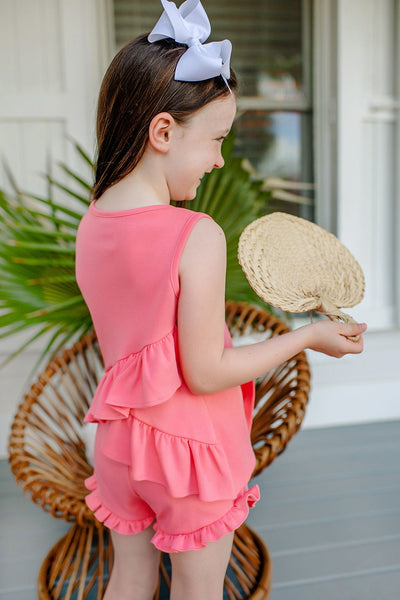 Love You Back Top - Parrot Cay Coral