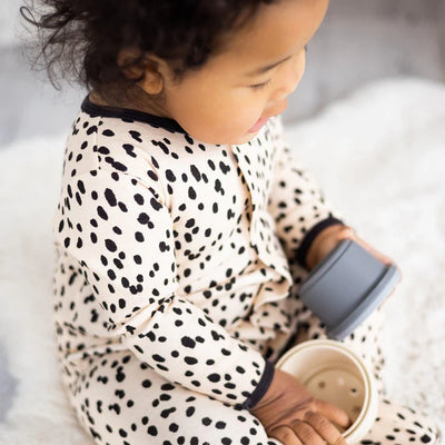 spot on organic cotton magnetic footie