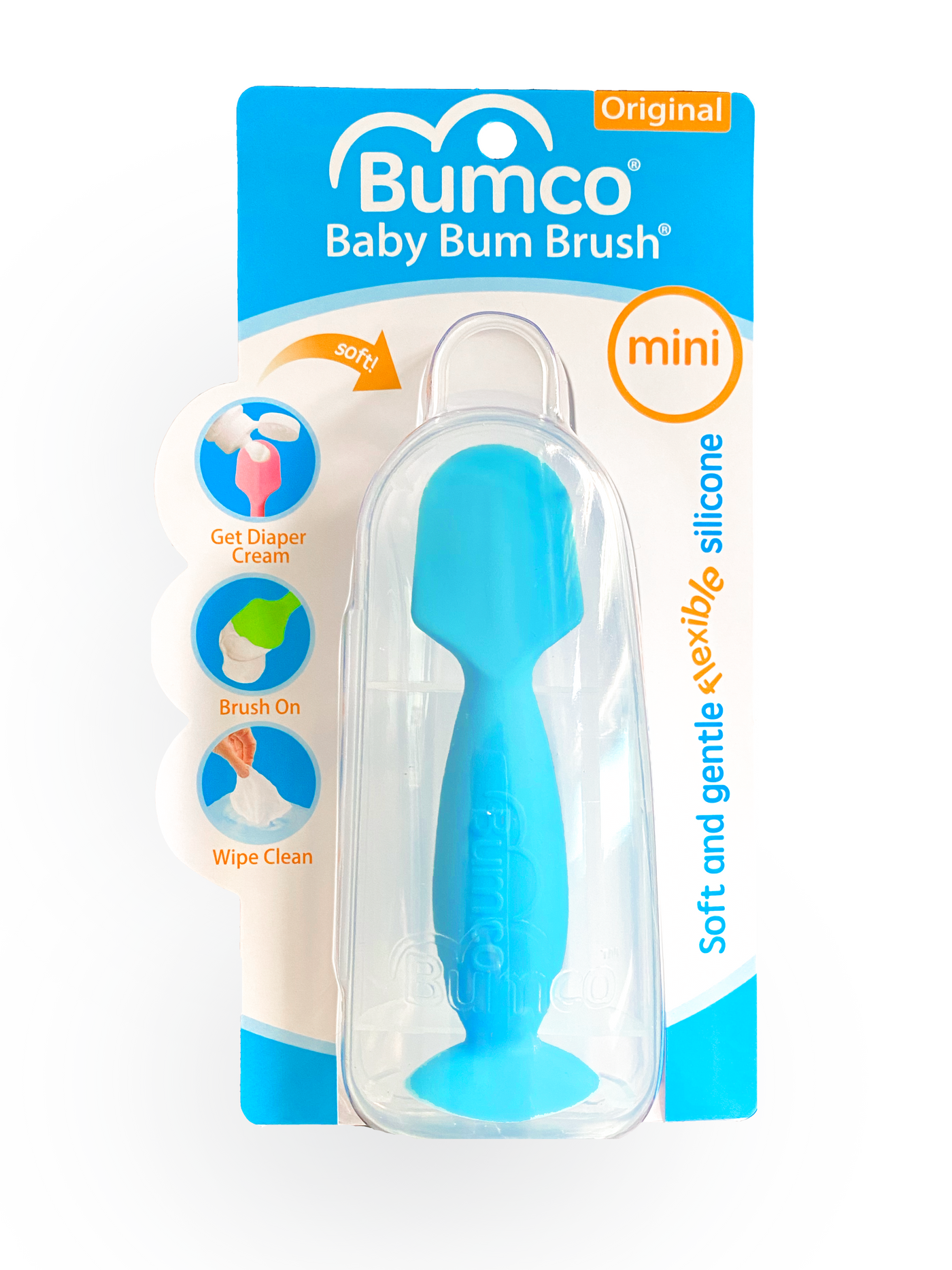 Bumco Mini Baby Bum Brush - Blue