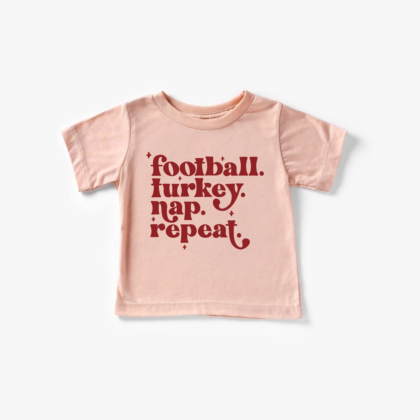 Football Turkey Nap Thanksgiving Toddler and Youth Shirt