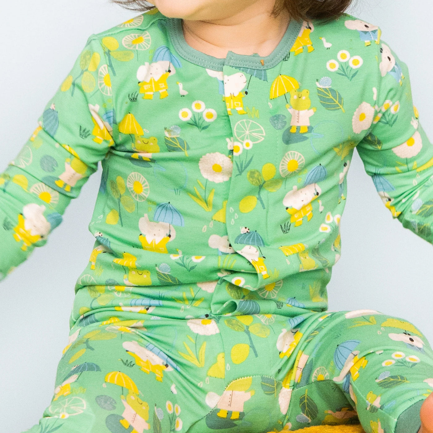flower shower power modal magnetic coverall