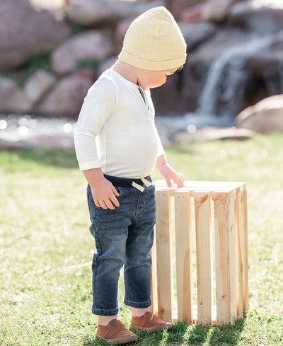 Heather Oatmeal Slouch Beanie