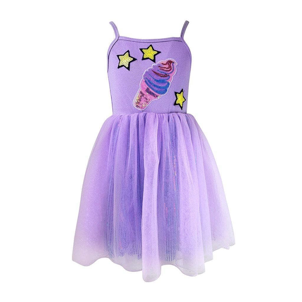 Lola & the Boys Shimmer Ice Cream Tutu Dress