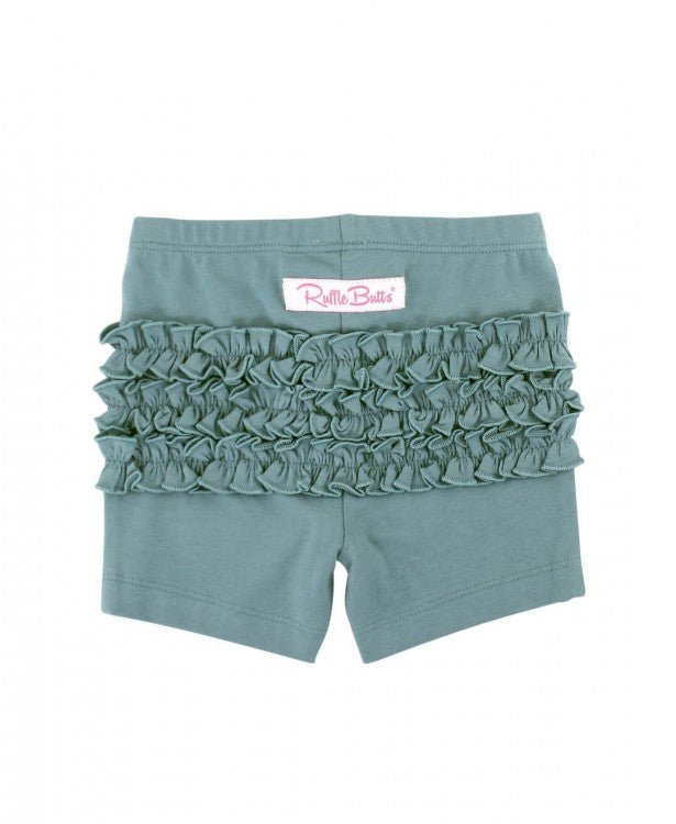 Dolphin Blue Ruffle Playground Shorts0-6M