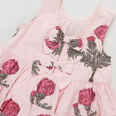 Girls Eloise Dress - Blush Marigold