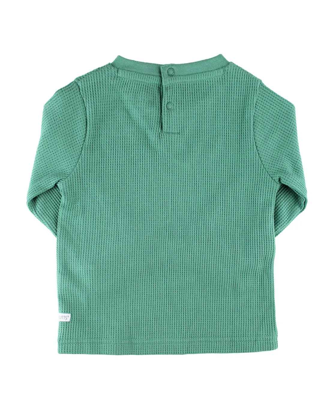 Spruce Waffle Knit Crew Neck Shirt