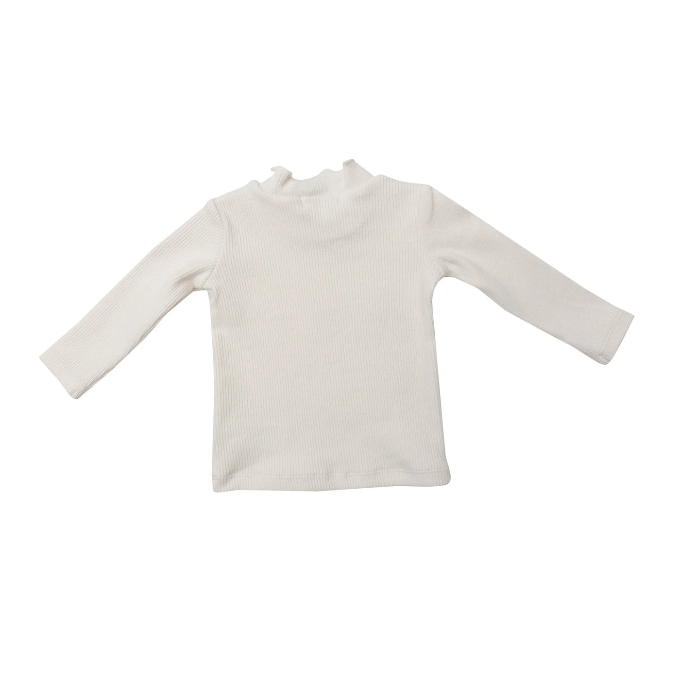 RIBBED MODAL MOCK TURTLE NECK - BASIC SUGAR SWIZZLE RIB