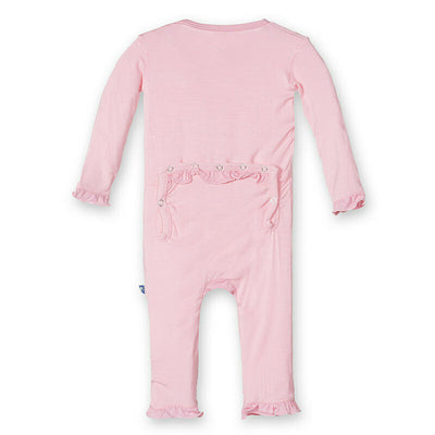 Muffin Ruffle Coverall with Zipper in Lotus