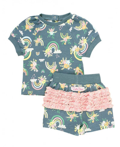 Floral Rainbows Short Sleeve Play Set