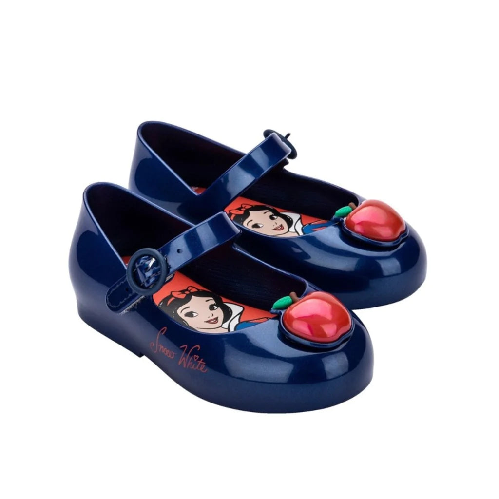 Mini Melissa Mini Sweet Love + Princess BB - Snow White (Metallic Blue/Red)